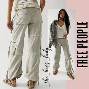 Free People cargo pants utility streetwear cotton